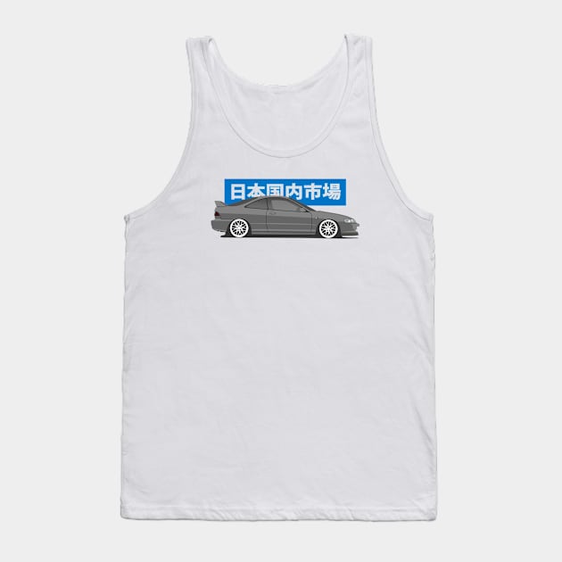 Honda Integra Type-r Side View Tank Top by Rebellion Store